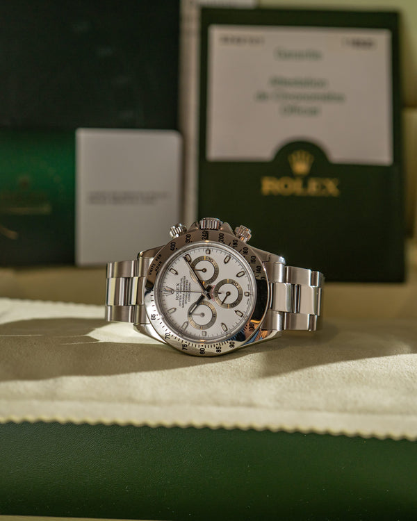 Rolex Watch Rolex Daytona 116520 - White Dial - Full Set - 2006