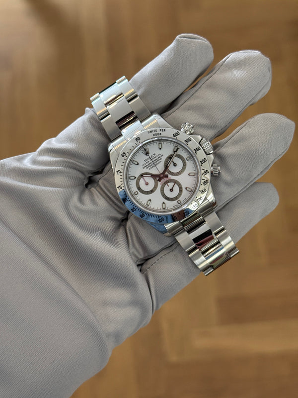 Rolex Watch Rolex Daytona 116520 - White Dial - Full Set - 2006