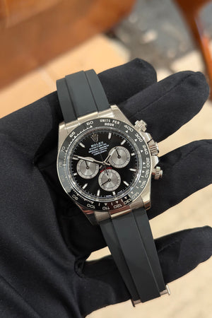 Rolex Watch Rolex Daytona 126519LN - White Gold Black Dial - Full Set - 2024