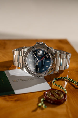 Rolex Watch Rolex Explorer II 16570 - Black Dial - Service Card Only - ca. 2007