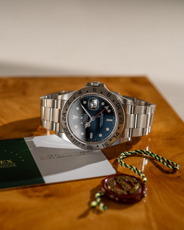 Rolex Watch Rolex Explorer II 16570 - Black Dial - Service Card Only - ca. 2007