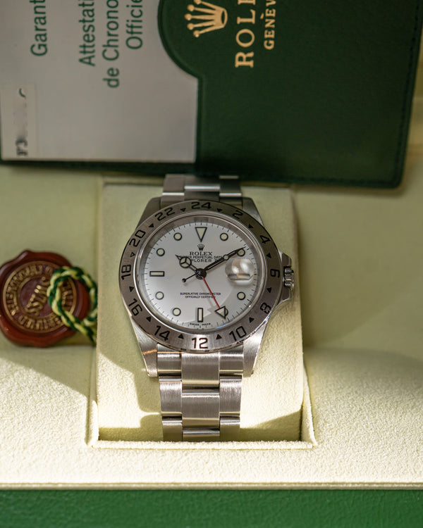 Rolex Watch Rolex Explorer II 16570 - Polar Dial - Box & Papers - 2004