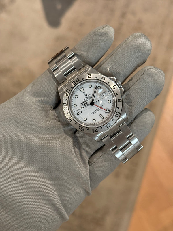 Rolex Watch Rolex Explorer II 16570 - Polar Dial - Box & Papers - 2004