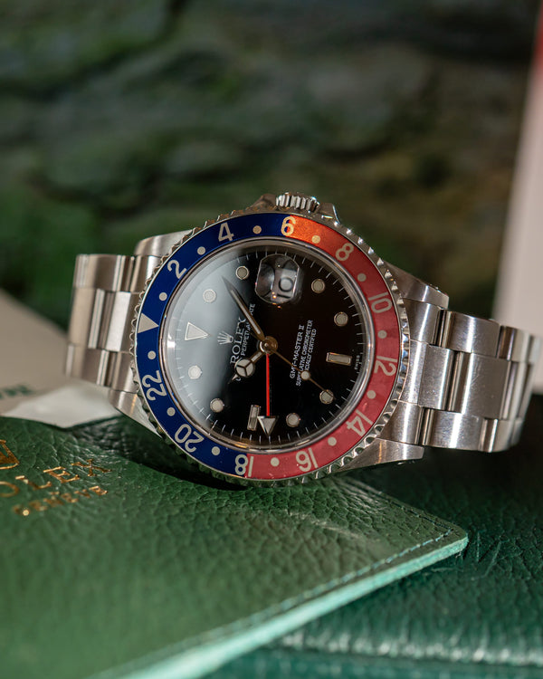 Rolex Watch Rolex GMT-Master II 16710 - Pepsi - Box & Papers - 1999