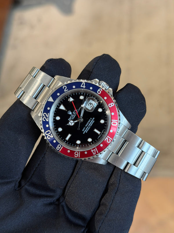 Rolex Watch Rolex GMT-Master II 16710 Pepsi Box & Papers - 2006