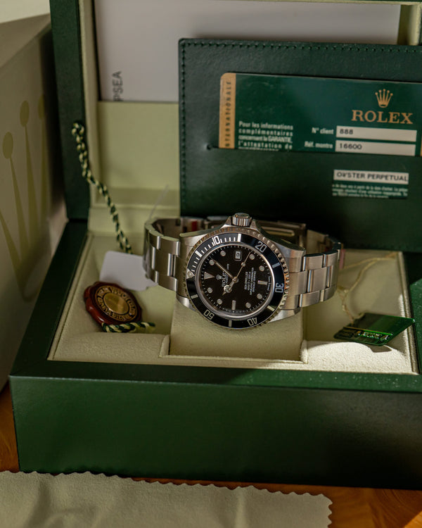 Rolex Watch Rolex Sea-Dweller 16600 - Full Stickers - Box & Card - ca. 2007