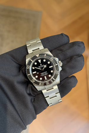 Rolex Watch Rolex Submariner 114060 - No Date - Black Ceramic - Full Set - 2018