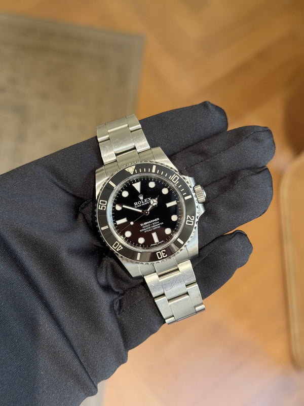 Rolex Watch Rolex Submariner 114060 - No Date - Black Ceramic - Full Set - 2018