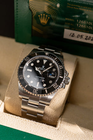 Rolex Watch Rolex Submariner Date 126610LN Black Dial Full Set - 2023