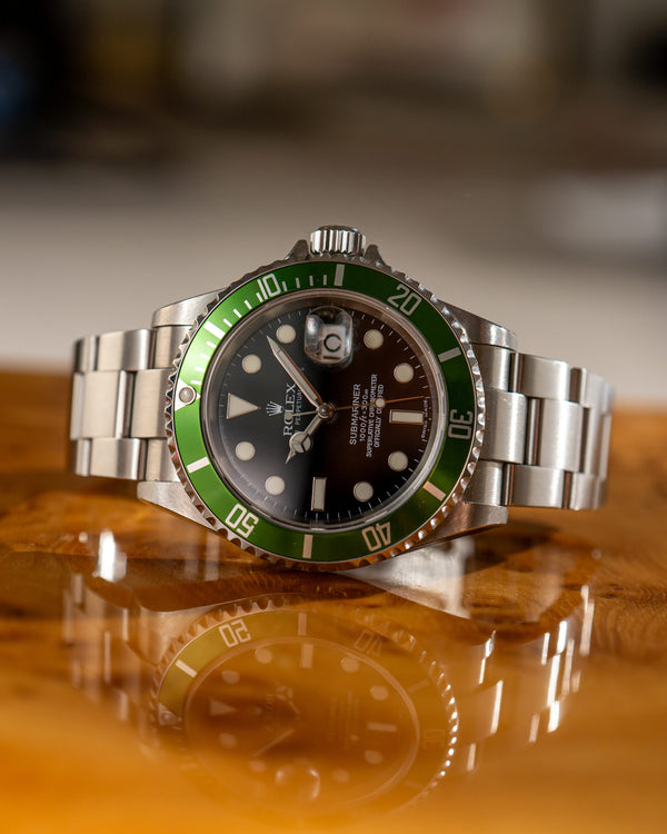 Rolex Watch Rolex Submariner Date 16610LV - Kermit - Watch Only - 2006
