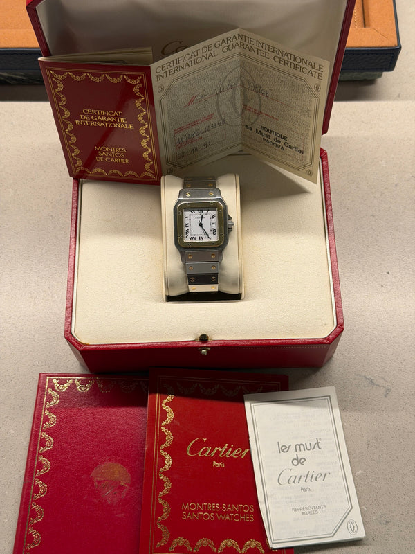 Rolex Santos Carrée 2961 - Two Tone - Full Set - 1992