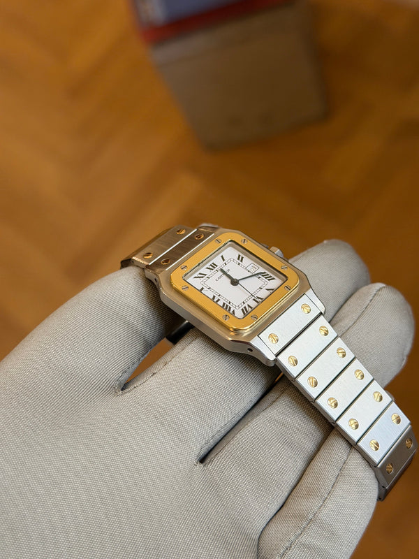 Rolex Santos Carrée 2961 - Two Tone - Full Set - 1992