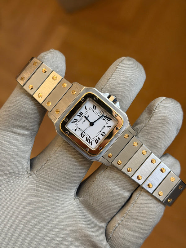 Rolex Santos Carrée 2961 - Two Tone - Full Set - 1992