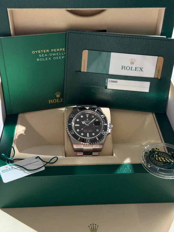 Rolex Watch Sea-Dweller 126600 - Fully Stickered - Full Set - 2018