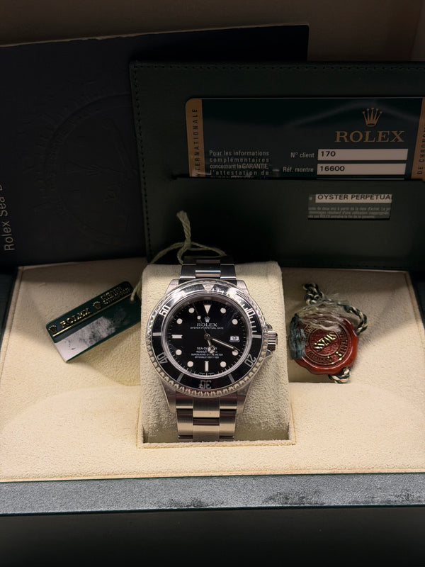 Rolex Sea-Dweller 16600 - NOS Full Stickers - Full Set (2009)