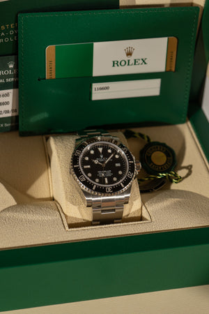 Rolex Sea-Dweller 4000 116600 – RSC Serviced 2022 – Full Set (2016)