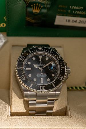 Rolex Watch Sea-Dweller 43 126600 - Red SEA-DWELLER - Full Set - 2022