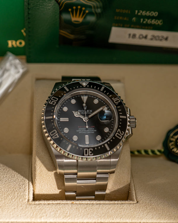 Rolex Watch Sea-Dweller 43 126600 - Red SEA-DWELLER - Full Set - 2022