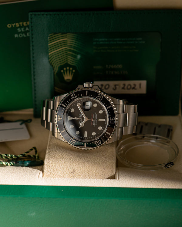 Rolex Watch Sea-Dweller 43 126600 - Single Red - Full Set (2021)