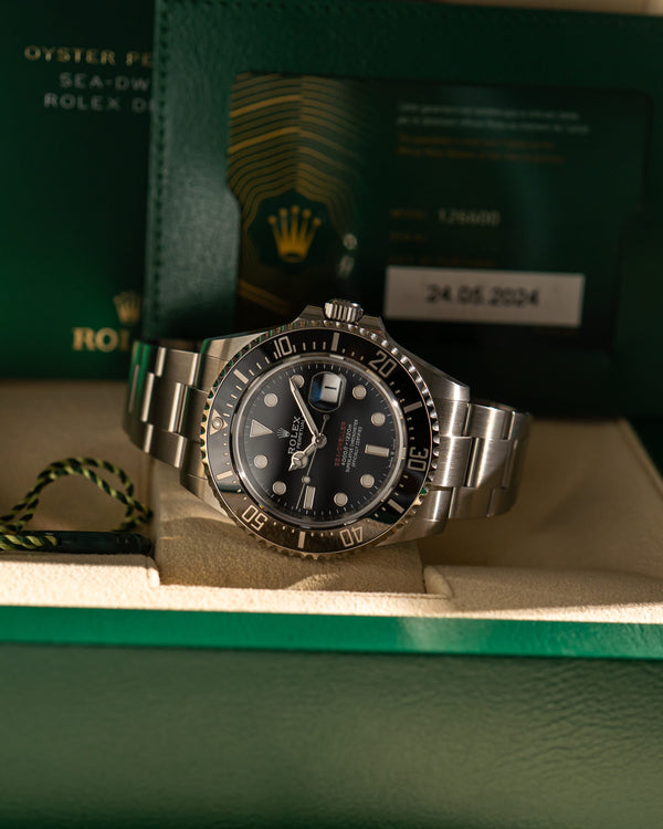 Rolex Watch Sea-Dweller 43 126600 - Single Red - Full Set - 2024