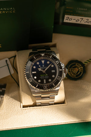 Rolex Sea-Dweller Deepsea 136660 - D-Blue Dial - Unworn - Full Set (2024)