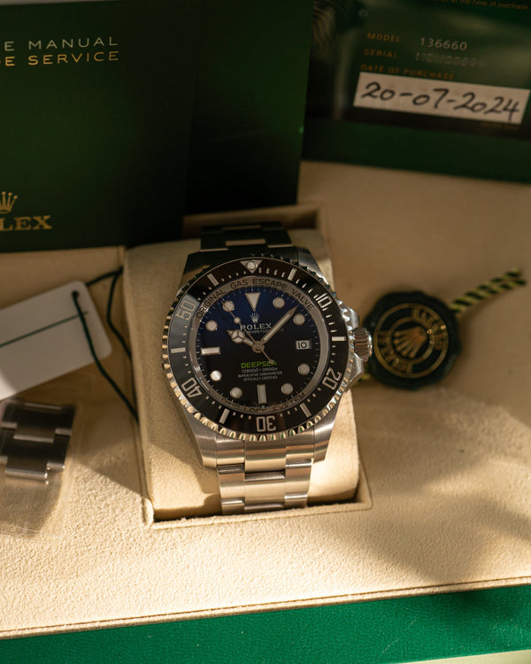 Rolex Sea-Dweller Deepsea 136660 - D-Blue Dial - Unworn - Full Set (2024)