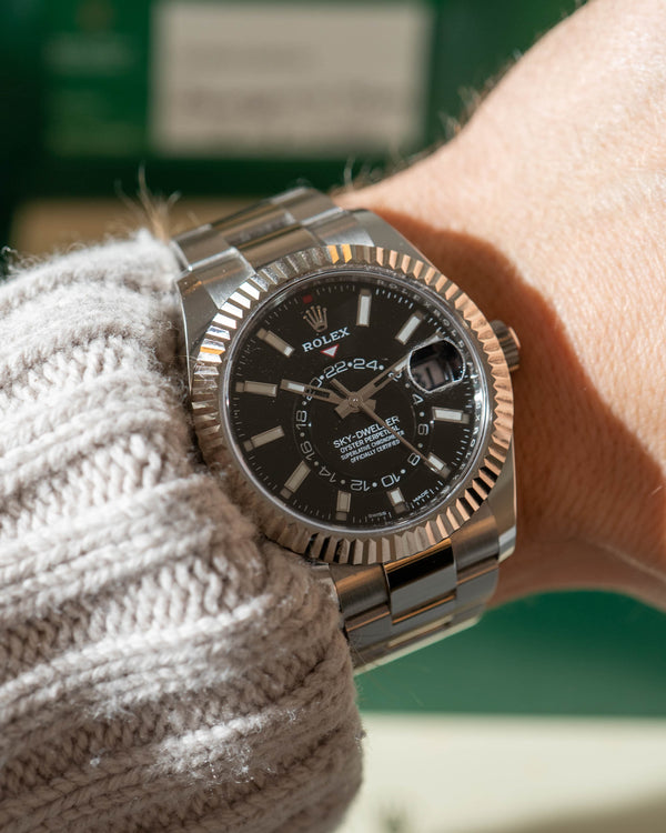 Rolex Sky-Dweller 326934 - Black Dial - Oyster Bracelet - Box & Papers (2018)