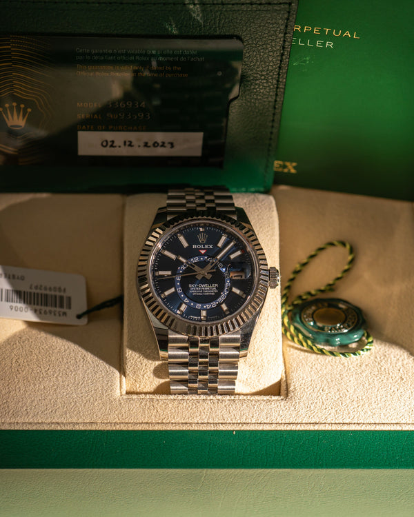 Rolex Sky-Dweller 336934 - Blue Dial - Full Set (2023)