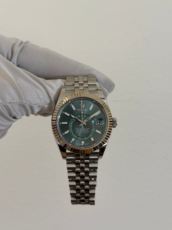 Rolex Watch Sky-Dweller 336934 - Mint Green - Full Set - 2024