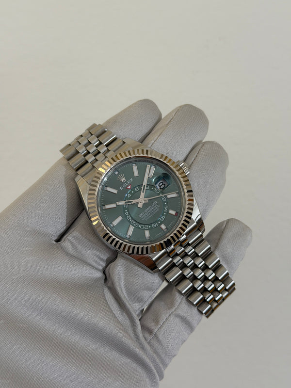 Rolex Watch Sky-Dweller 336934 - Mint Green - Full Set - 2024
