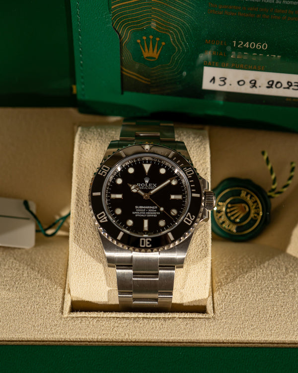 Rolex Submariner 124060 "No Date" - Full Set (2023)