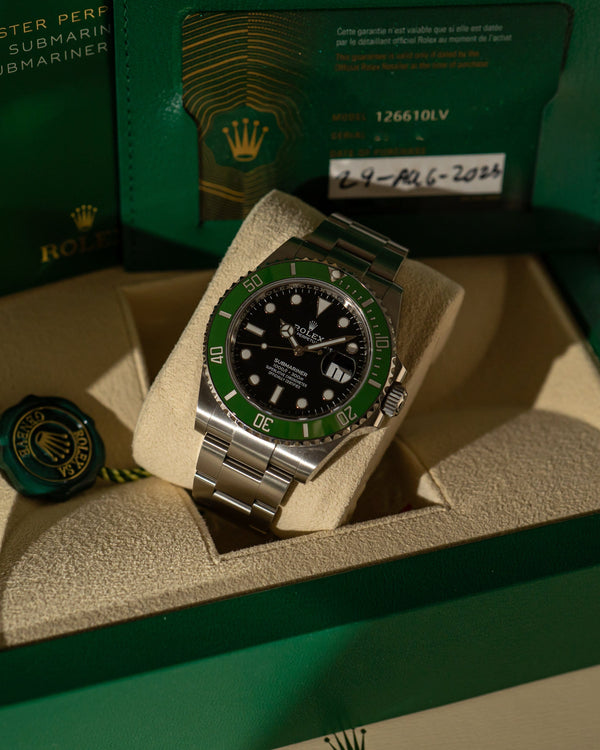 Rolex Submariner 126610LV "Kermit" – Full Set (2023)