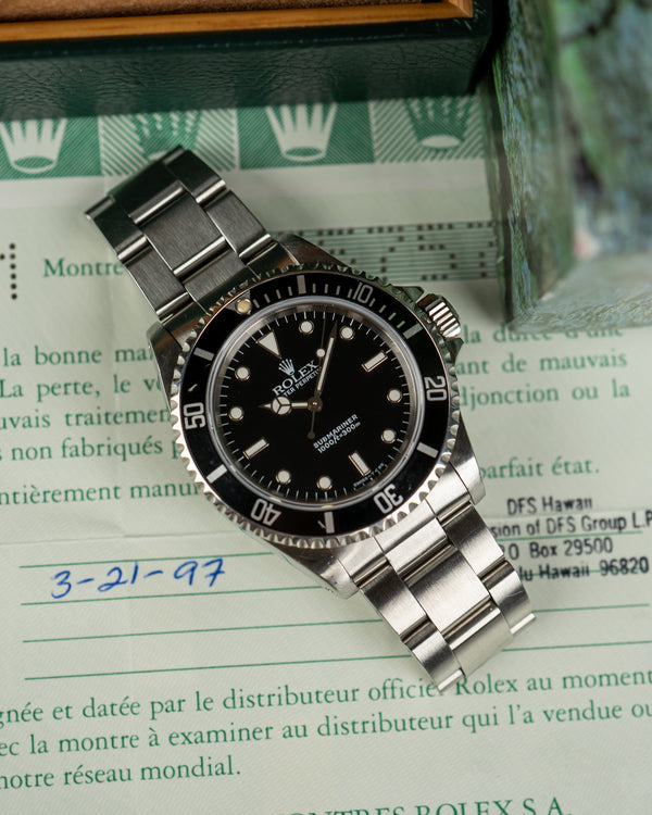 Rolex Submariner 14060 - Box & Papers 1997