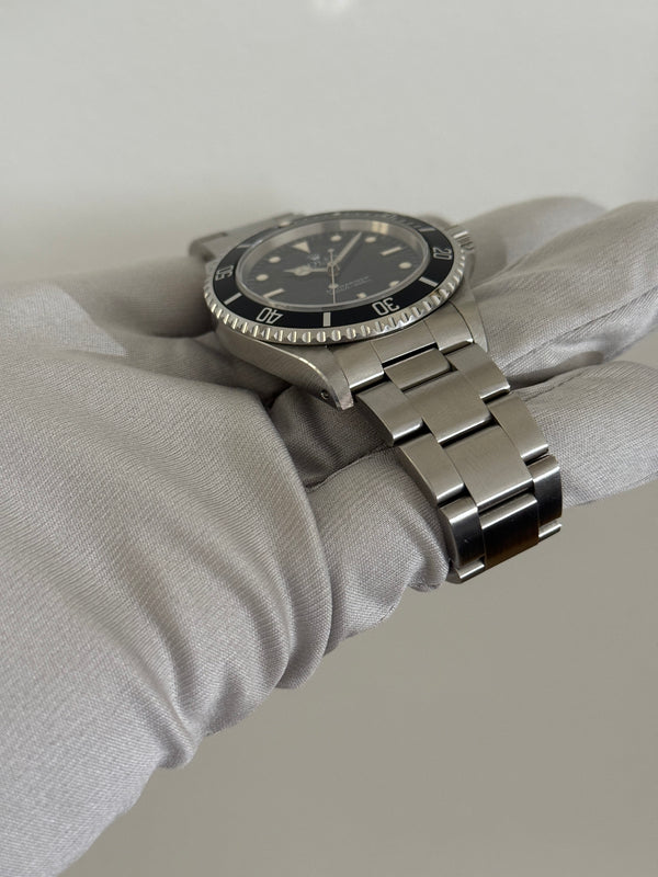 Rolex Watch Submariner 14060 - Tritium Dial with Creamy Patina - Papers & Serial Tag - 1998