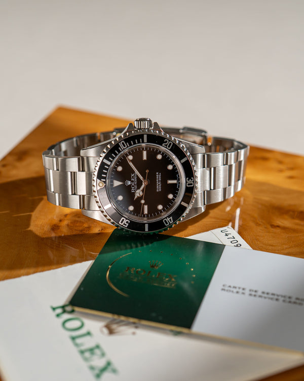 Rolex Watch Submariner 14060 - Two-Liner - Papers & Service Card - 1998