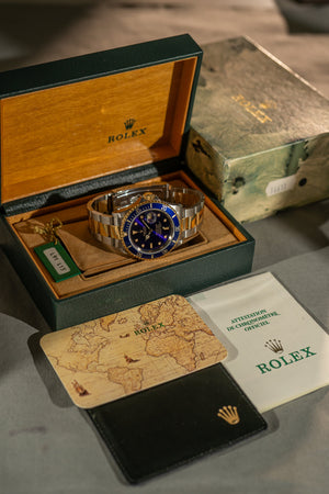Rolex Submariner 16613 – Box & Papers (ca. 1989)