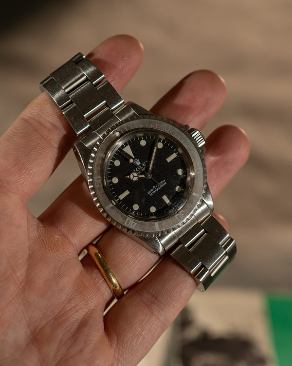 Rolex Watch Submariner 5513 - Meters First Matte Dial - Original Insurance Papers - 1971