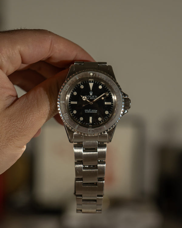 Rolex Watch Submariner 5513 - Meters First Matte Dial - Original Insurance Papers - 1971