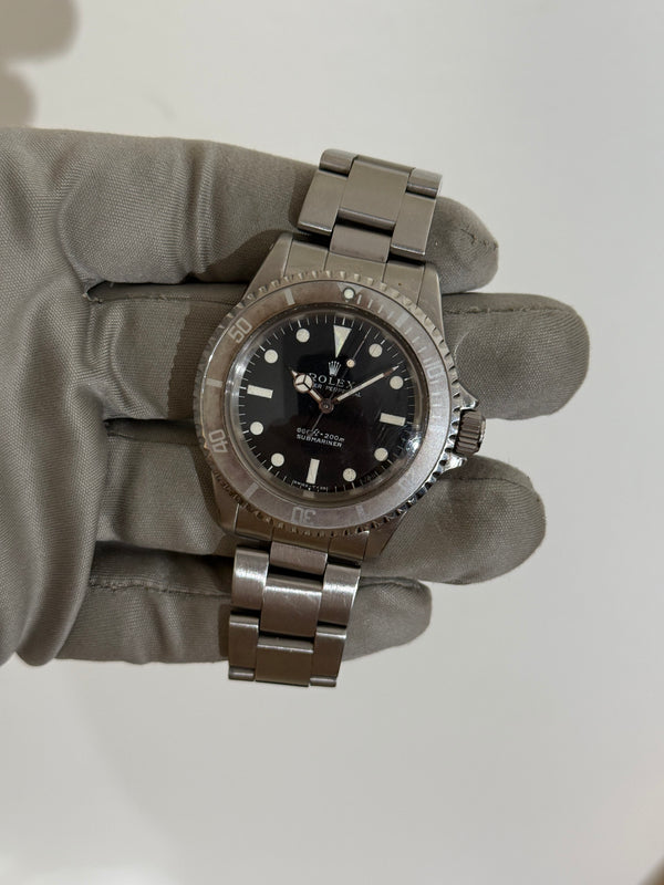 Rolex Watch Submariner 5513 - Meters First Matte Dial - Original Insurance Papers - 1971