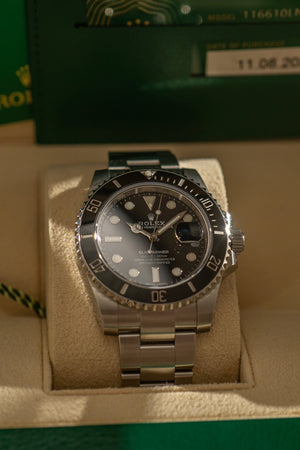 Rolex Submariner Date 116610LN – Full Set (2020) - New card NFC