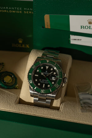 Rolex Submariner Date 116610LV “Hulk” – Full Set (2019)