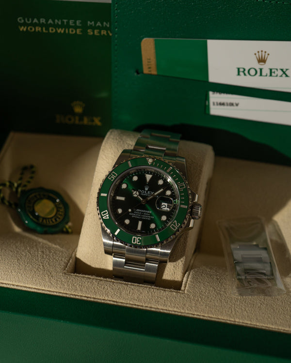 Rolex Submariner Date 116610LV “Hulk” – Full Set (2019)