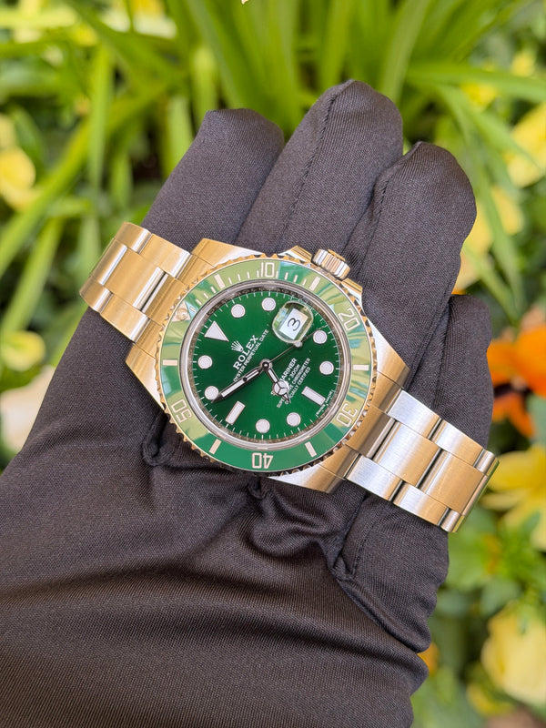 Rolex Watch Submariner Date 116610LV "Hulk" - Green Cerachrom - Full Set - 2018