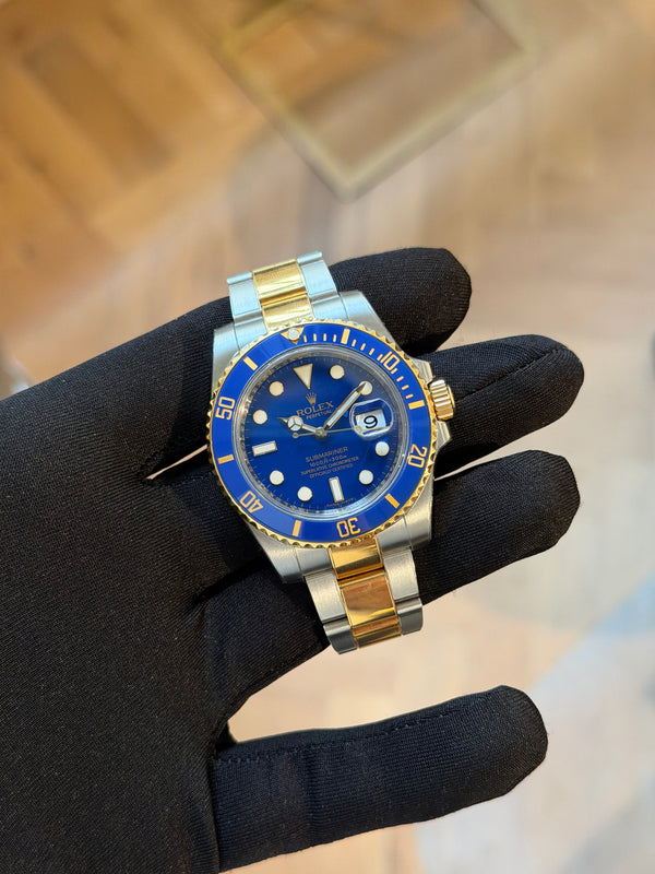 Rolex Submariner Date 116613LB - Blue Matte Dial - Full Set (2012)