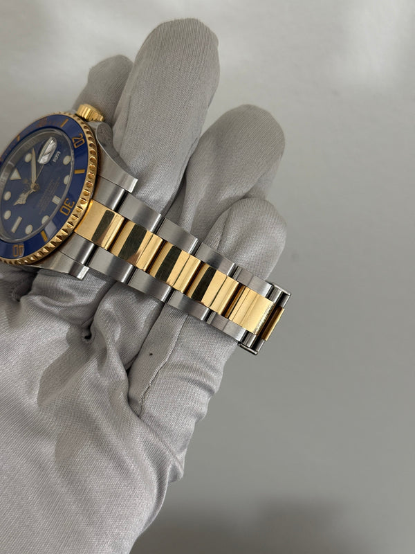Rolex Watch Submariner Date 116613LB - Bluesy - Matte Blue Dial - Full Set - 2013