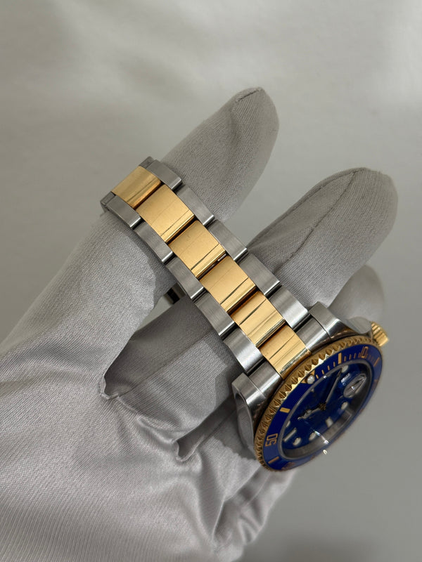 Rolex Watch Submariner Date 116613LB - Bluesy - Matte Blue Dial - Full Set - 2013