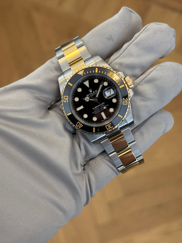 Rolex Watch Submariner Date 116613LN - Two-Tone Black Cerachrom - Full Set - 2019
