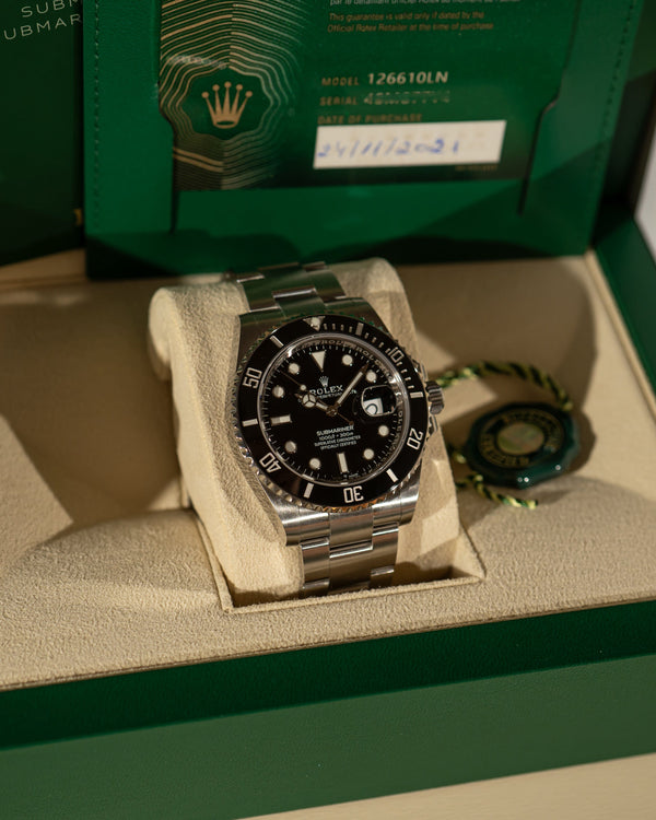 Rolex Submariner Date 126610LN – Unworn – Full Set (2021)