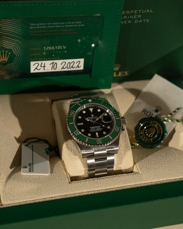 Rolex Submariner Date 126610LV – Full Set (2022)