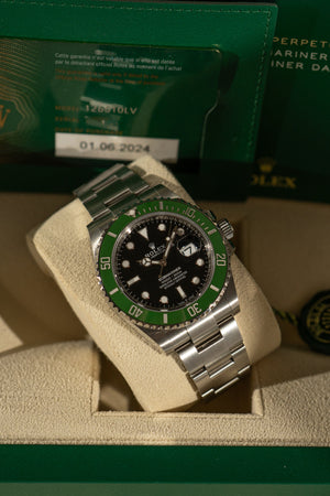 Rolex Submariner Date 126610LV – Full Set (2024)
